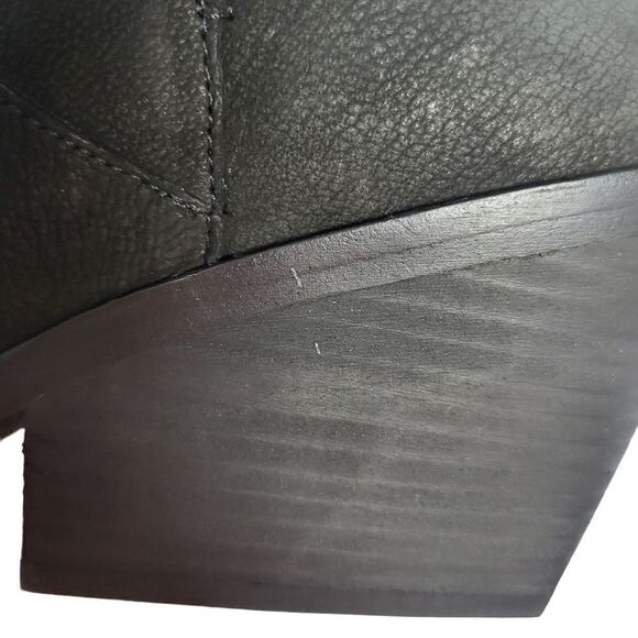 Eileen Fisher Tote Bootie Black Suede Lace Up Side Size 10 - Picture 13 of 13